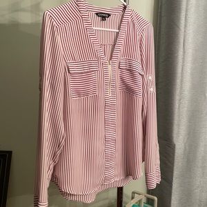 Express small polyester blouse